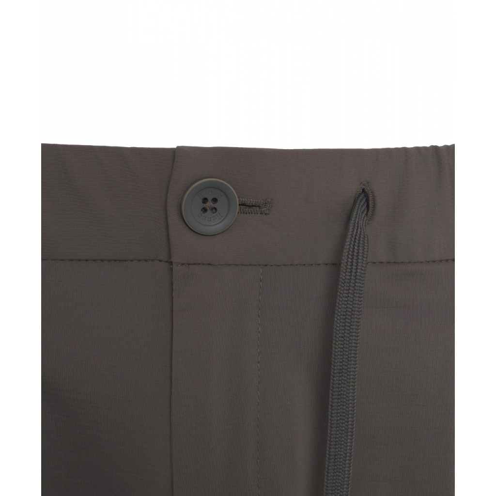 Pantaloni chino stretch tortora