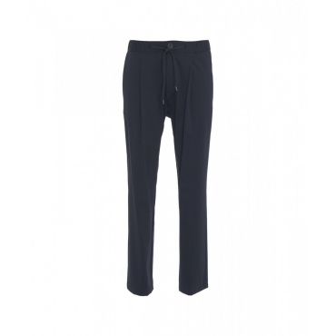 Pantaloni chino stretch blu scuro