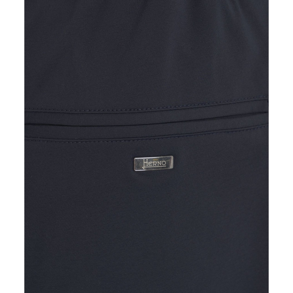 Pantaloni chino stretch blu scuro