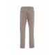 Pantaloni chino in light nylon stretch tortora