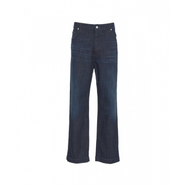 Straight fit jeans Ares blu scuro