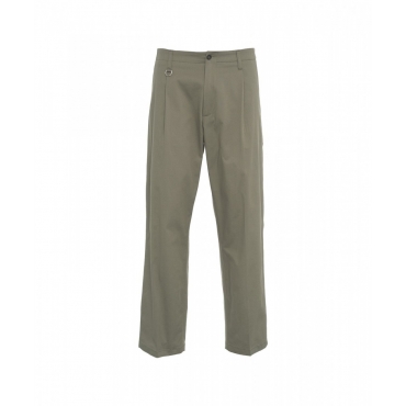 Pantaloni chino con tasche verde