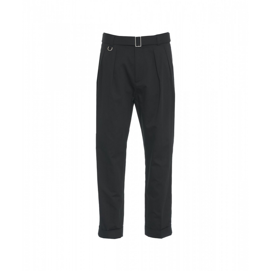 Pantaloni chino con cintura nero