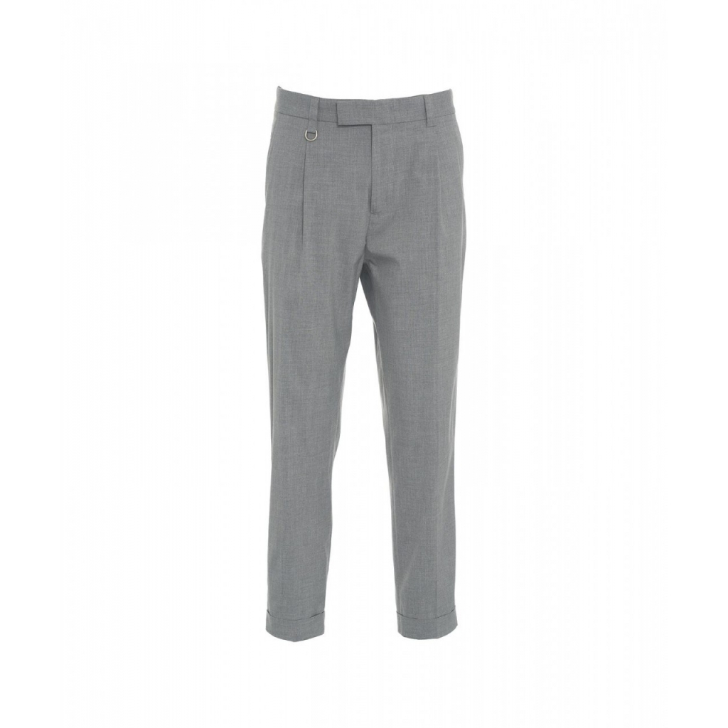 Pantaloni chino relaxed fit Duomo grigio