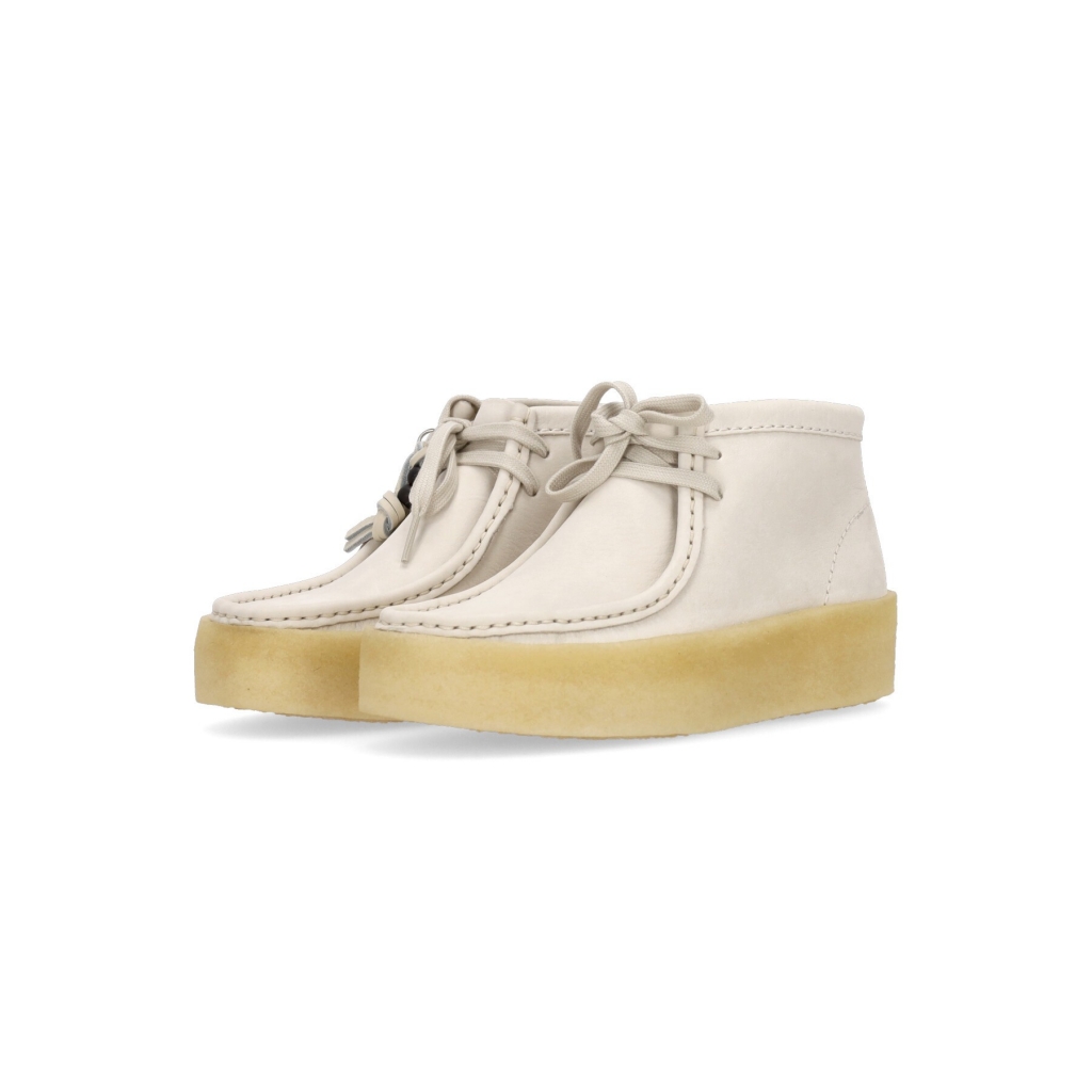 scarpa lifestyle donna w wallabee cup bt WHITE NUBUCK