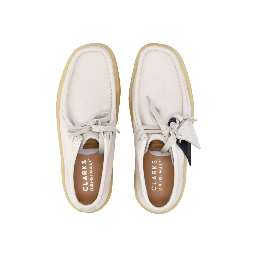 scarpa lifestyle donna w wallabee cup bt WHITE NUBUCK