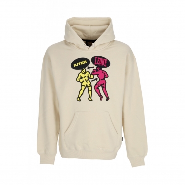 felpa cappuccio uomo we are fighters hoodie CREAM