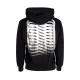 felpa cappuccio uomo ribs og hoodie BLACK