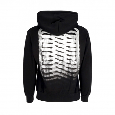 felpa cappuccio uomo ribs og hoodie BLACK