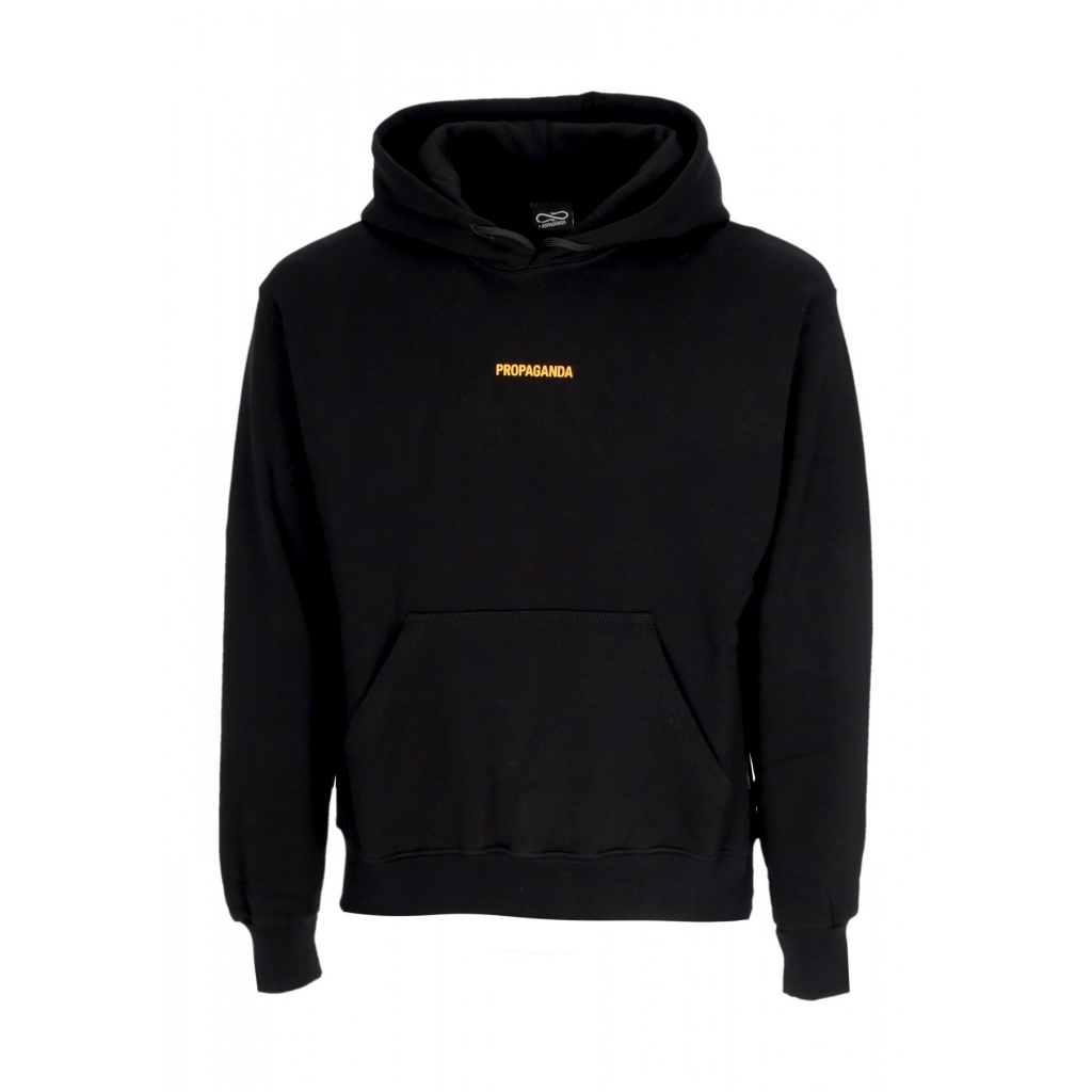 felpa cappuccio uomo ribs atomic hoodie BLACK