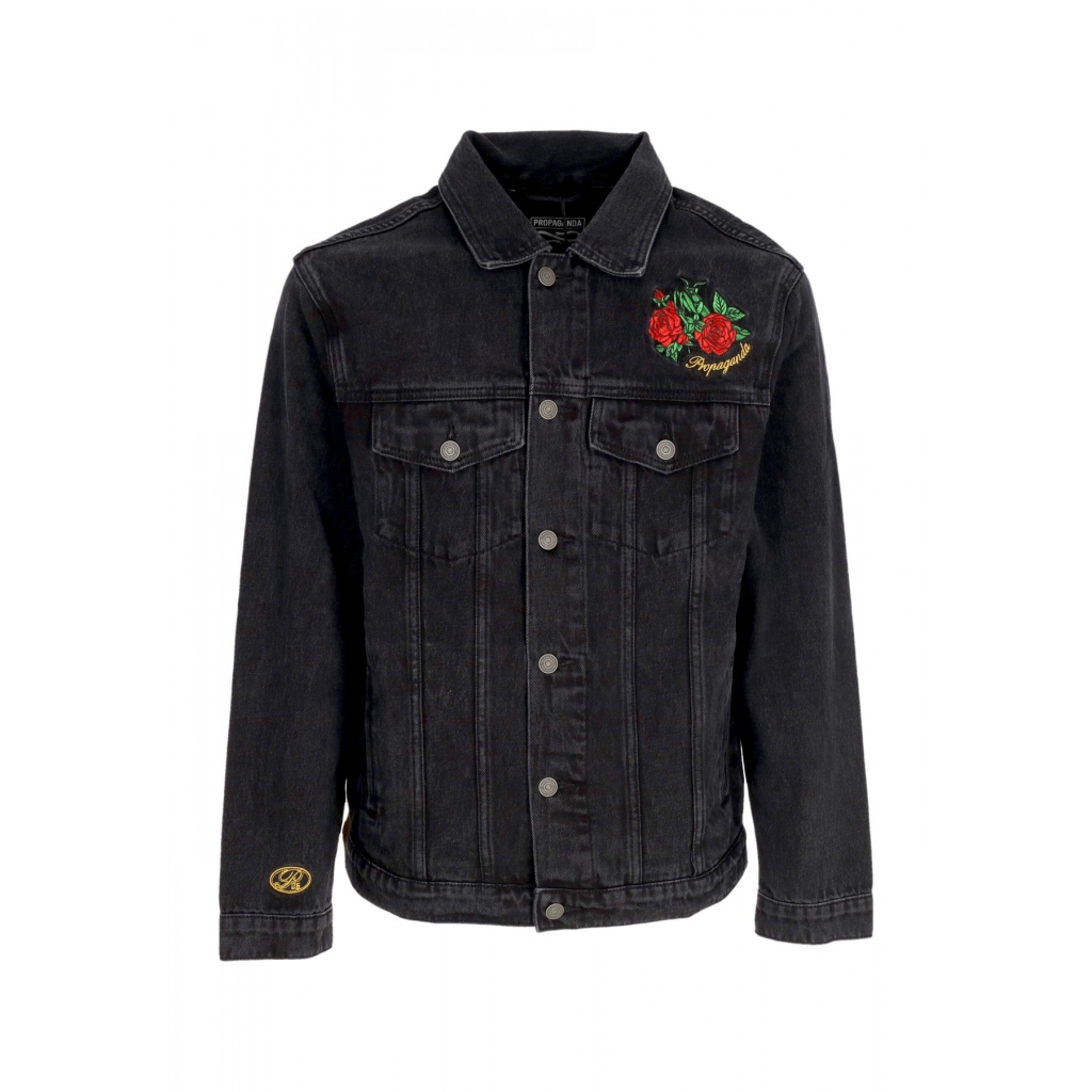 giubbotto jeans uomo mantis denim jacket BLACK