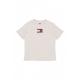 maglietta donna w relax melange flag tee ANCIENT WHITE MELANGE