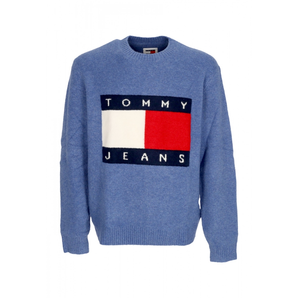 maglione uomo melange flag sweater BRIGHT BLUE MELANGE