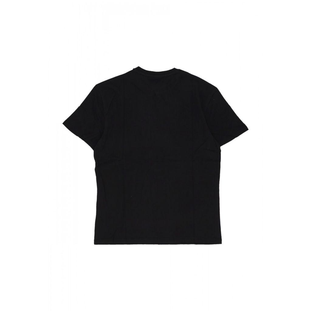 maglietta uomo gold linear logo tee BLACK