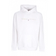 felpa cappuccio uomo linear gold hoodie WHITE