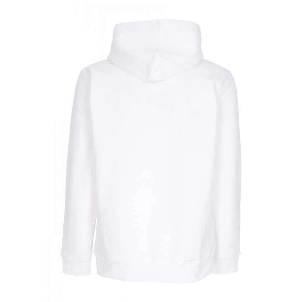 felpa cappuccio uomo linear gold hoodie WHITE