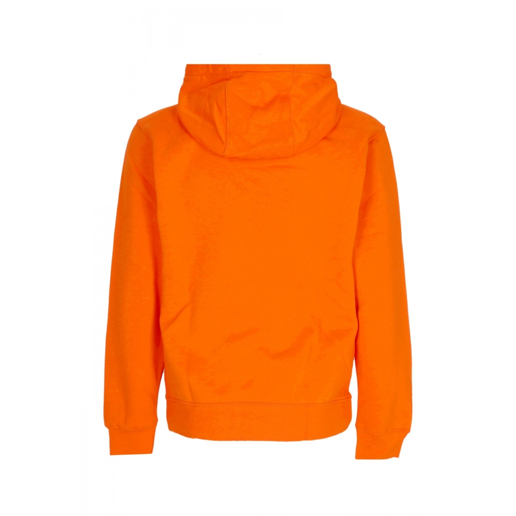 felpa cappuccio uomo sportswear club fleece hoodie SAFETY ORANGE/SAFETY ORANGE/WHITE