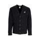 cardigan uomo club fairway cardigan BLACK/WHITE