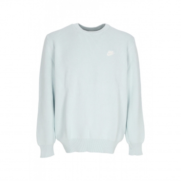 maglione leggero uomo club crewneck GLACIER BLUE/WHITE