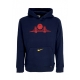 felpa cappuccio uomo nba city edition club hoodie golwar COLLEGE NAVY/AMARILLO