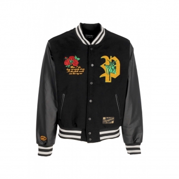 giubbotto college uomo mantis varsity jacket BLACK