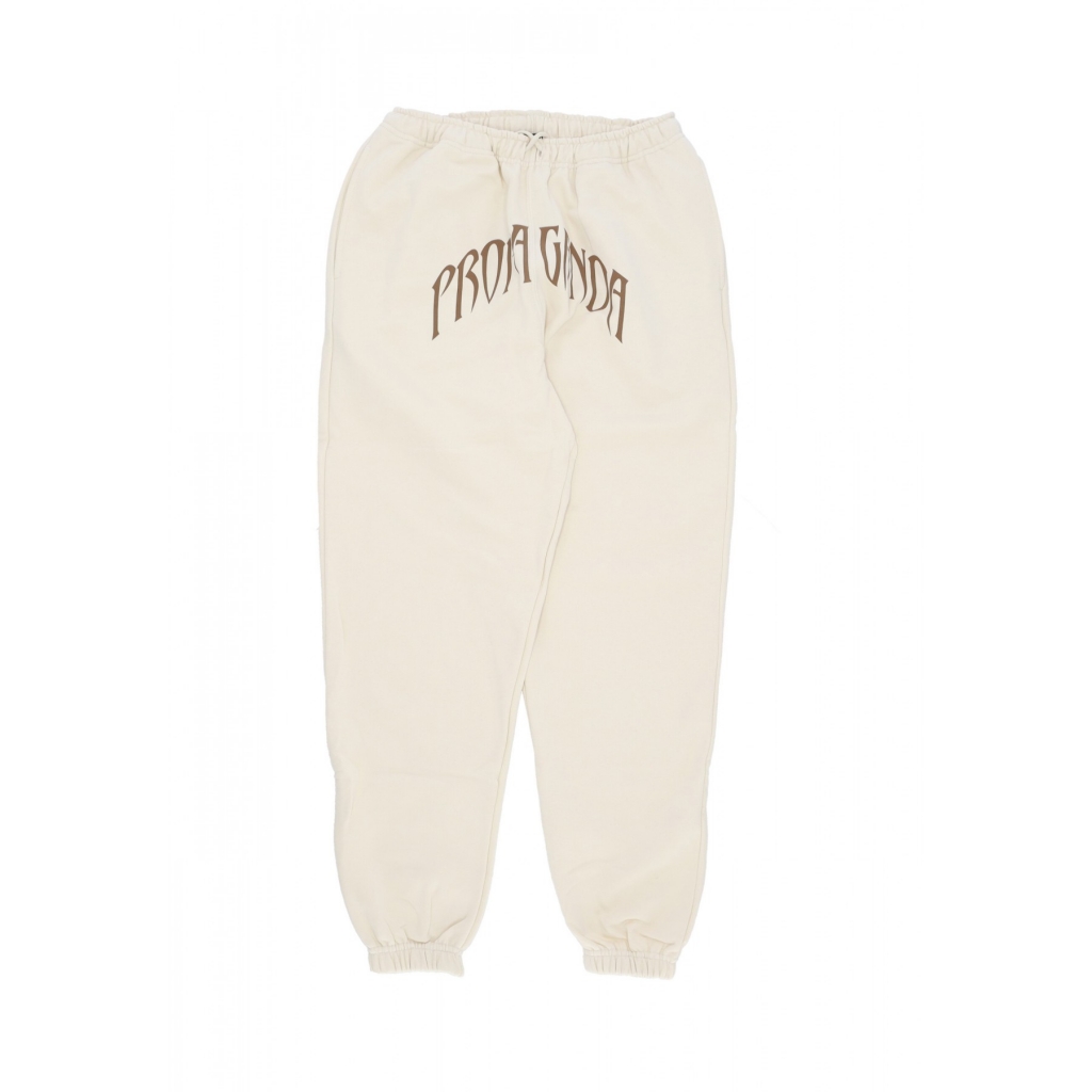 pantalone tuta felpato uomo triangle panther sweatpant BONE