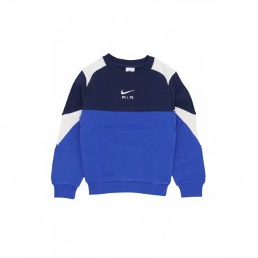 felpa girocollo ragazzo air crewneck GAME ROYAL/MIDNIGHT NAVY/SAIL/SAIL