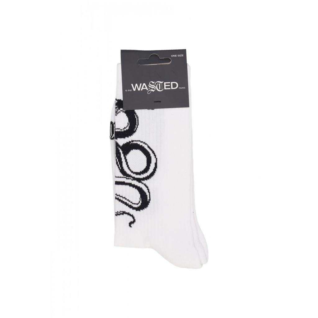 calza media uomo lethal socks WHITE