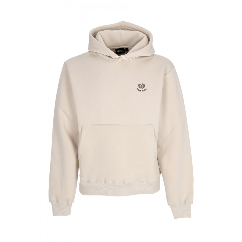 felpa cappuccio uomo leshen comic hoodie BEIGE