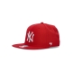 cappellino visiera piatta uomo mlb captain neyyan RED/WHITE