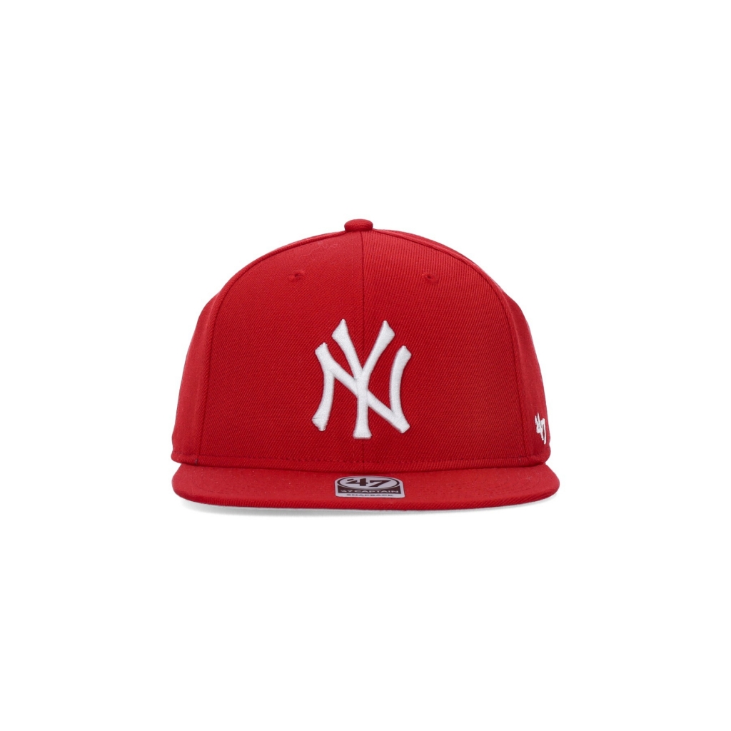 cappellino visiera piatta uomo mlb captain neyyan RED/WHITE