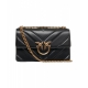 Borsa a spalla trapuntata Love One Classic nero