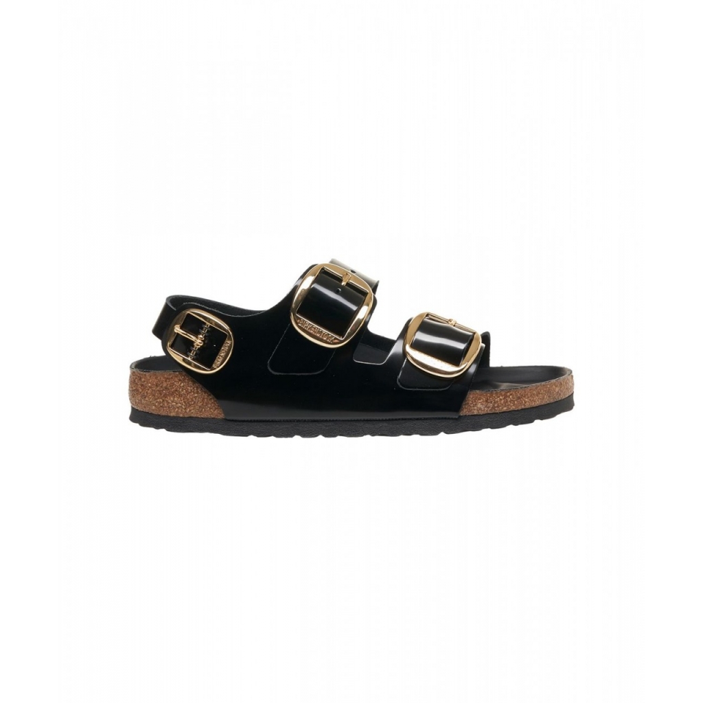 Sandali Milano Big Buckle nero