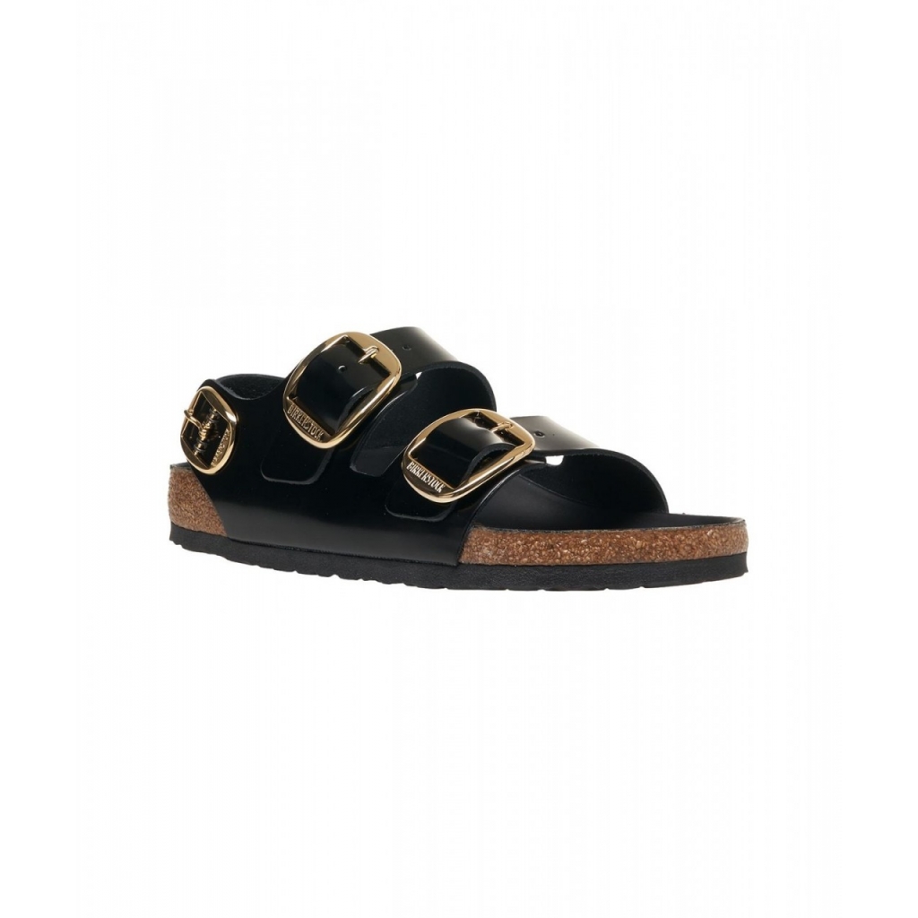 Sandali Milano Big Buckle nero