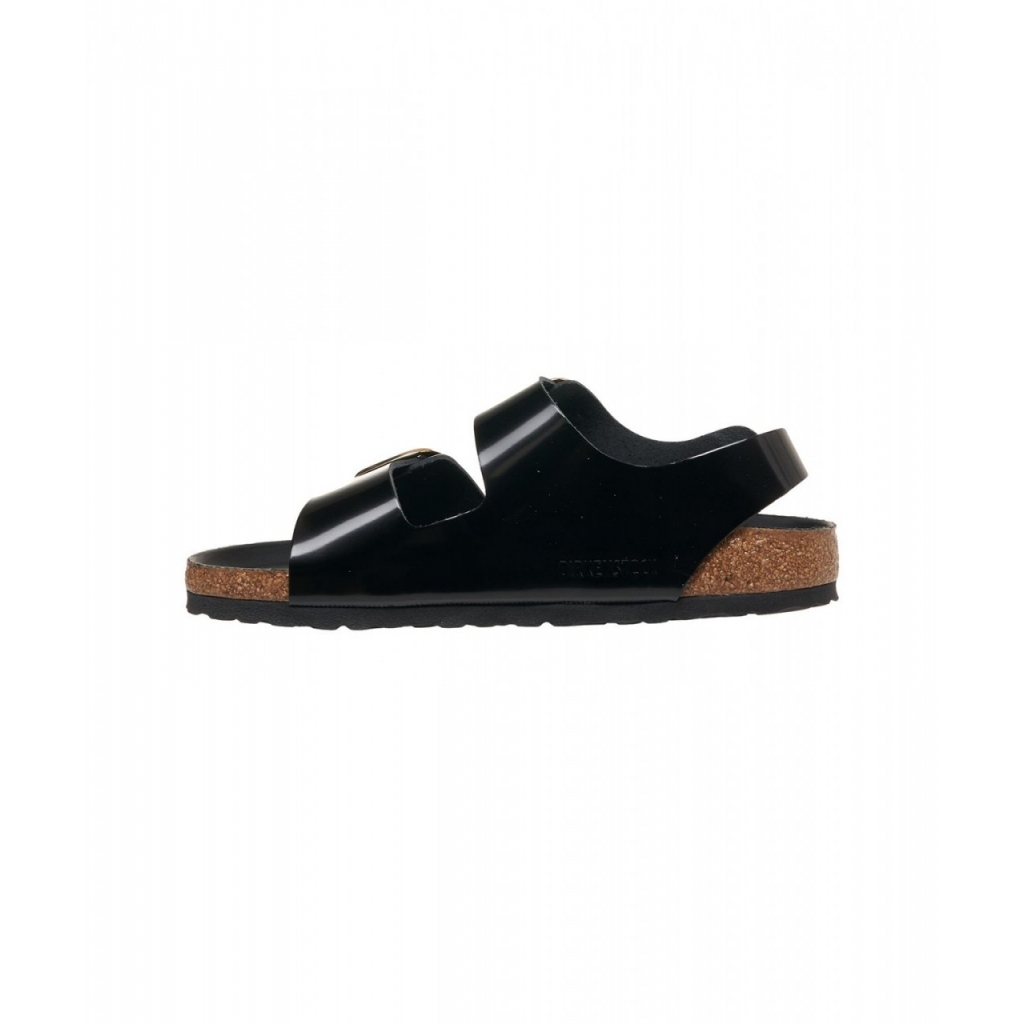 Sandali Milano Big Buckle nero