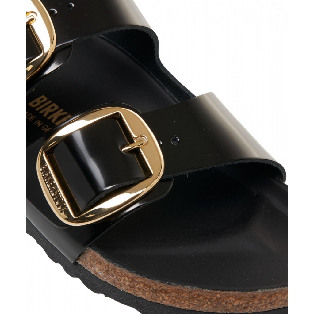 Sandali Milano Big Buckle nero