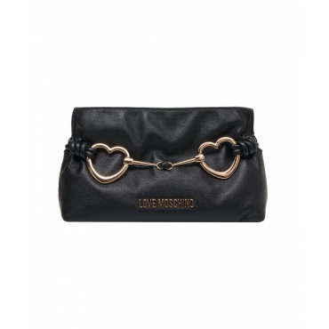 Pochette con dettaglio logo nero