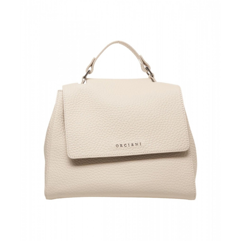 Borsa in pelle Sveva Soft beige