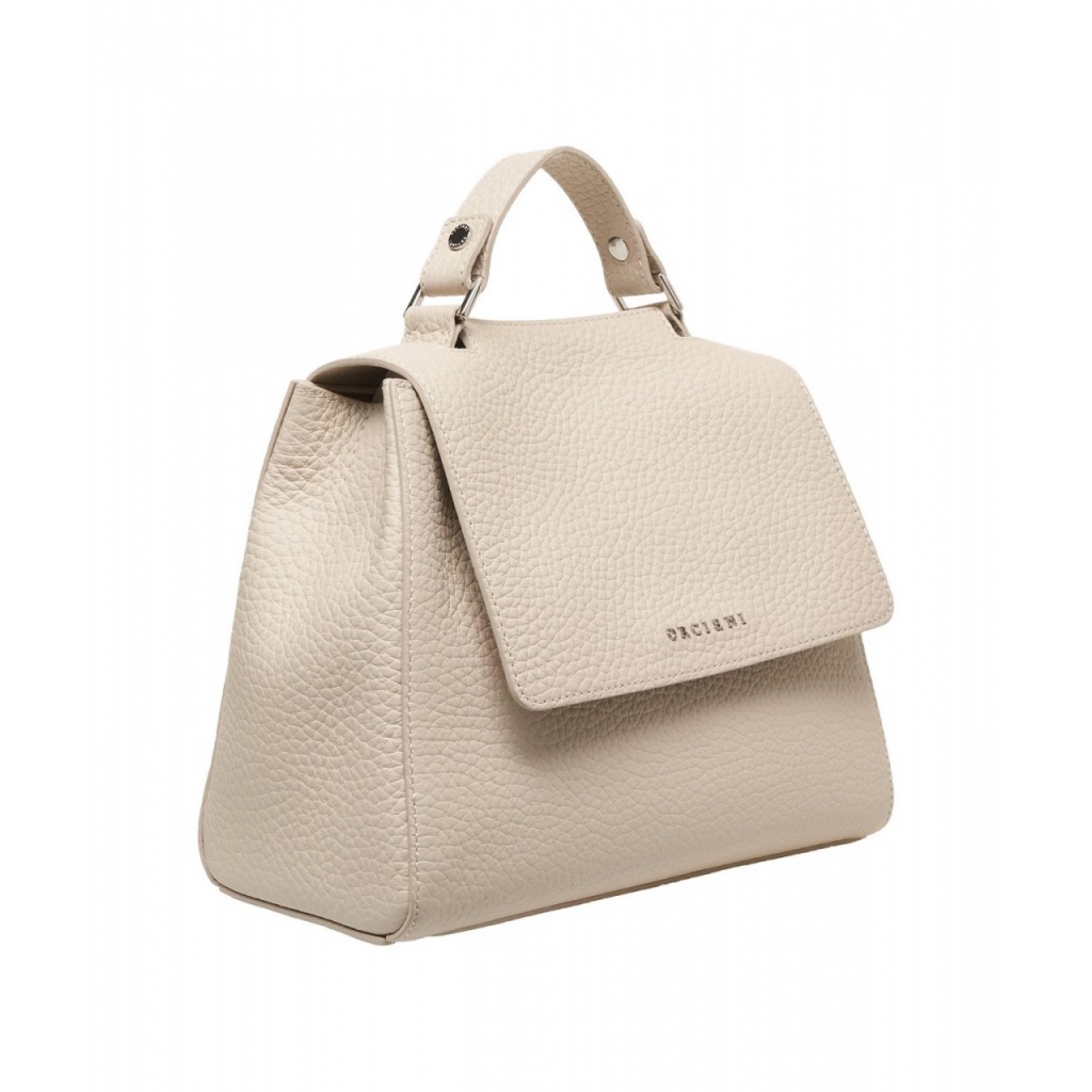 Borsa in pelle Sveva Soft beige