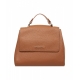 Borsa in pelle Sveva Soft marrone