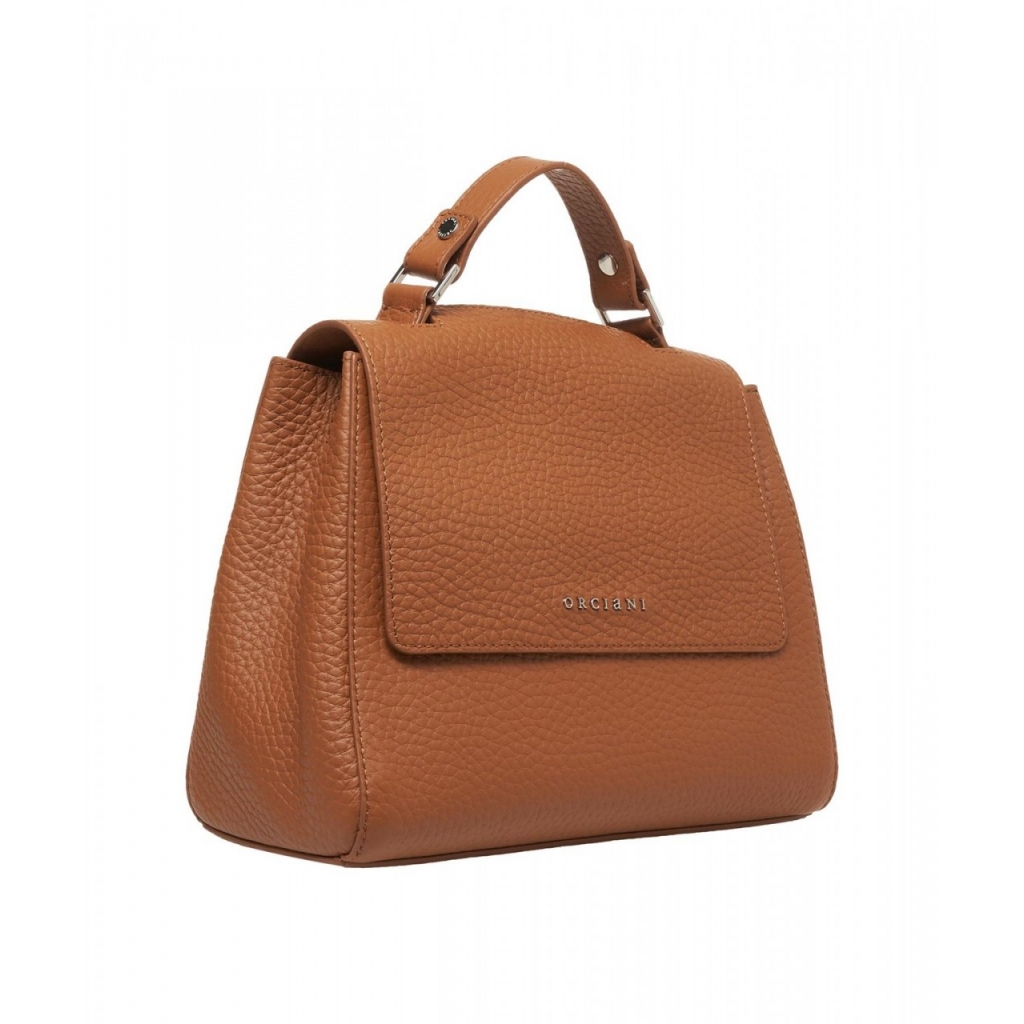 Borsa in pelle Sveva Soft marrone