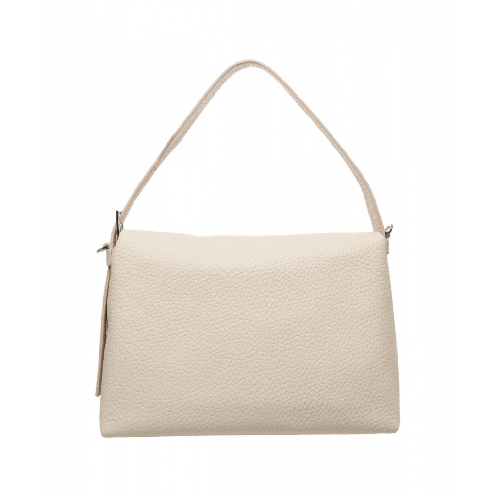 Borsa a spalla in pelle Nana beige