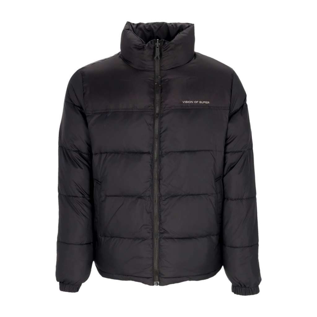 piumino uomo puffy jacket BLACK/PURPLE