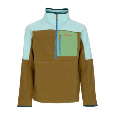 giubbotto pile uomo abrazo half-zip fleece jacket SEA GLASS/OAK