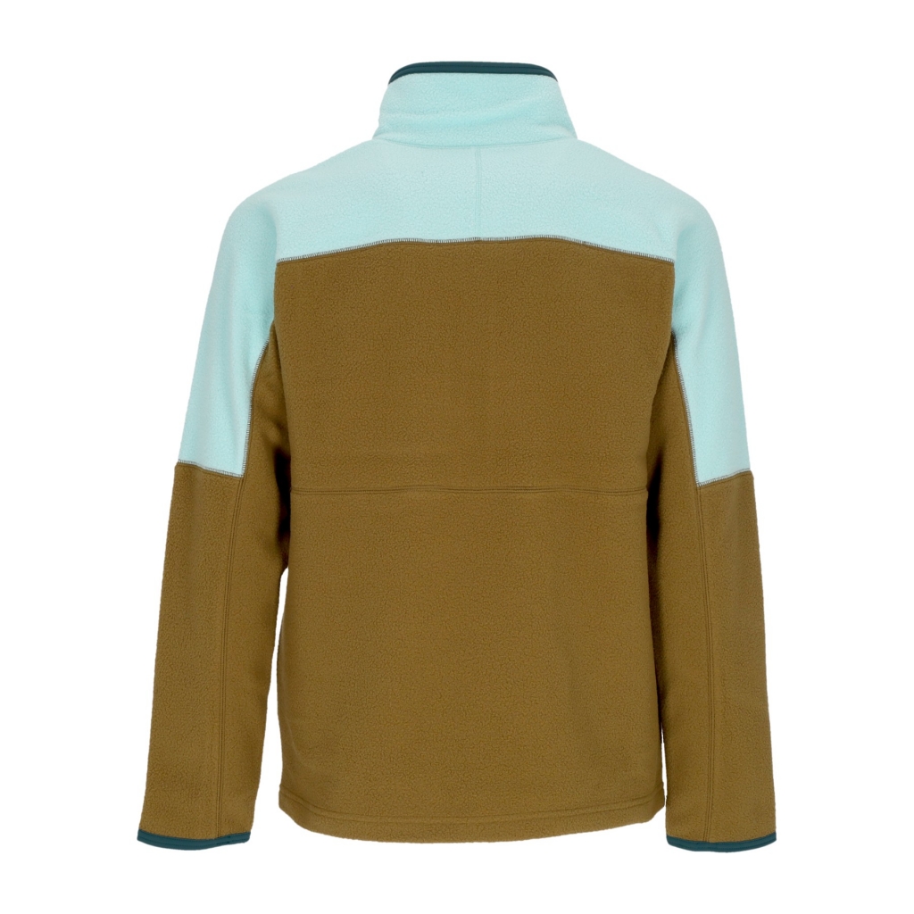 giubbotto pile uomo abrazo half-zip fleece jacket SEA GLASS/OAK