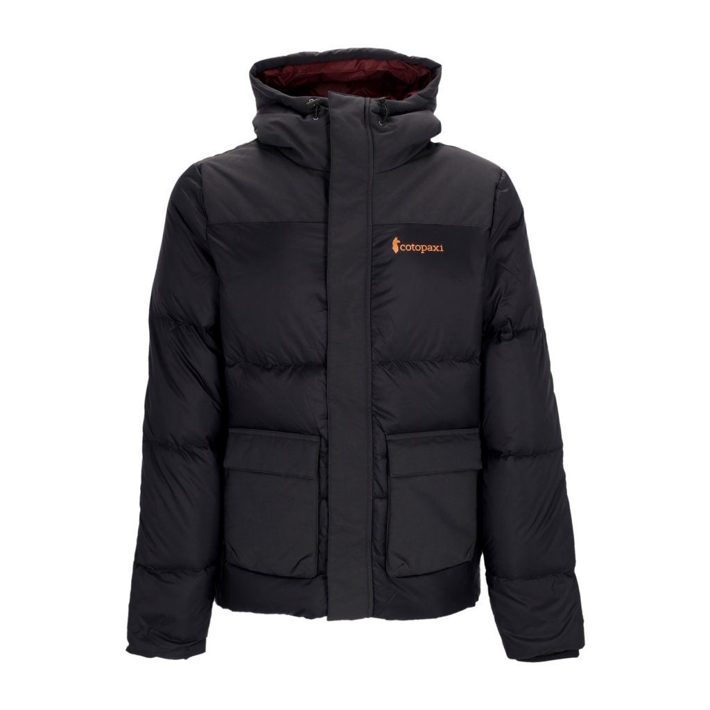 piumino uomo solazo down parka BLACK