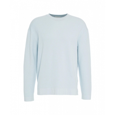 Maglione in misto cotone azzurro