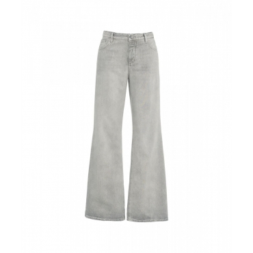 Wide leg jeans Gillan grigio chiaro