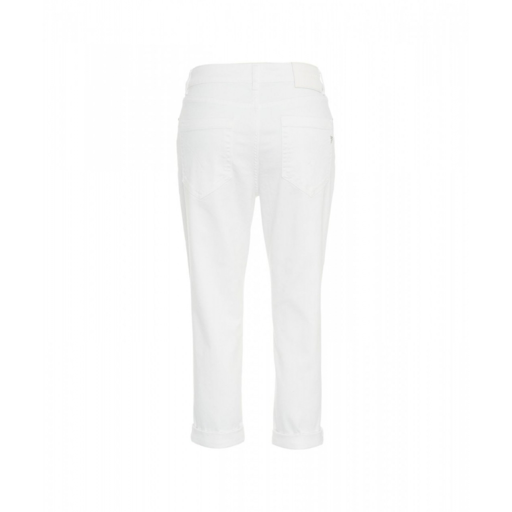 Cropped loose fit jeans Koons bianco