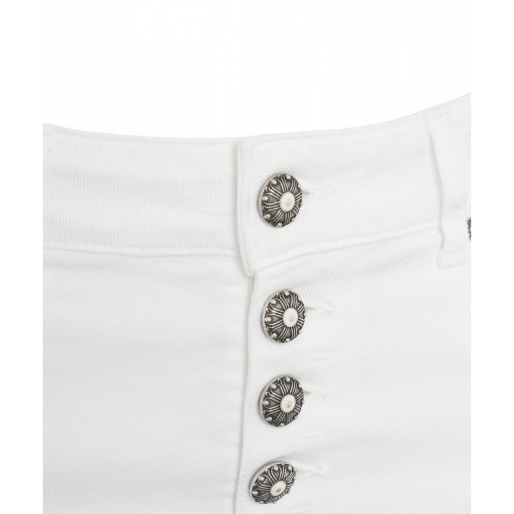 Cropped loose fit jeans Koons bianco